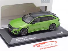 Audi RS 6-R Abt 建设年份 2020 爪哇 绿色的 1:43 Solido