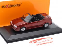 Renault 19 Cabriolé Ano de construção 1991 vermelho metálico 1:43 Minichamps
