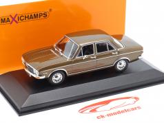 Audi 100 建設年 1969 茶色 メタリックな 1:43 Minichamps