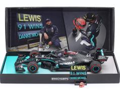L. Hamilton Mercedes-AMG F1 W11 #44 91 Win Eifel GP formel 1 2020 1:18 Minichamps