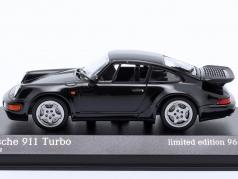 Porsche 911 (964) Turbo 建設年 1990 黒 1:43 Minichamps