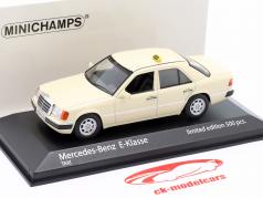 Mercedes-Benz 230E (W124) Taxi Byggeår 1990 Film: Tatort Münster 1:43 Minichamps