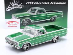 Chevrolet El Camino Customs Año de construcción 1965 calypso verde 1:18 Greenlight