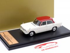Nissan Prince Skyline 2000GT-B Año de construcción 1965 blanco / rojo 1:43 Hachette