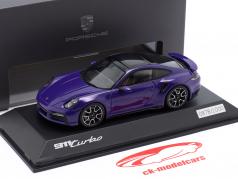 Porsche 911 (992) Turbo 极端主义者 紫色 1:43 Spark