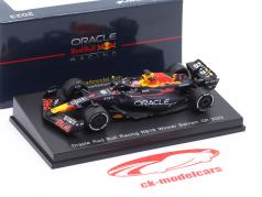 M. Verstappen Red Bull RB19 #1 ganador Bahrain GP fórmula 1 Campeón mundial 2023 1:64 Spark