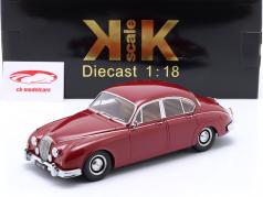Daimler 250 V8 LHD 建設年 1962 赤 1:18 KK-Scale