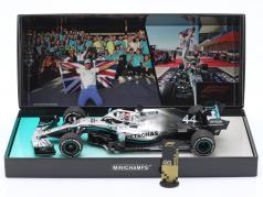 L. Hamilton Mercedes-AMG F1 W10 #44 Stati Uniti d&#39;America GP formula 1 Campione del mondo 2019 1:18 Minichamps