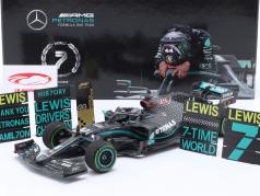 L. Hamilton Mercedes-AMG F1 W11 #44 ganhador turco GP Fórmula 1 Campeão mundial 2020 1:18 Minichamps