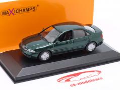 Audi A4 建設年 1995 濃い緑色 メタリックな 1:43 Minichamps