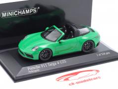 Porsche 911 (992) Targa 4 GTS Année de construction 2022 vert python 1:43 Minichamps