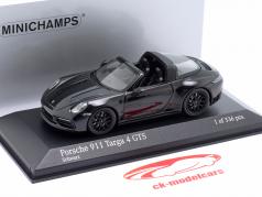 Porsche 911 (992) Targa 4 GTS year 2022 black 1:43 Minichamps