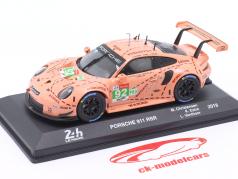 Porsche 911 RSR #92 ganhador LMGTE-Pro Aula Pink Pig 24h LeMans 2018 1:43 Altaya