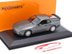 Porsche 944 S2 Ano de construção 1989 Cinza metálico 1:43 Minichamps