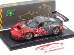 Porsche 911 GT3 R #11 3ème Race 2 Macau GT Cup 2022 A. Imperatori 1:43 Spark