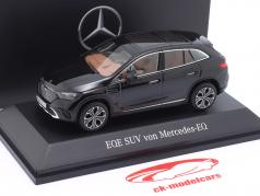 Mercedes-Benz EQE SUV (X294) Ano de construção 2023 obsidiana negra 1:43 Spark