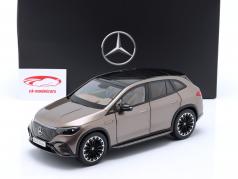 Mercedes-Benz EQE SUV (X294) Год постройки 2023 бархатно-коричневый металлический 1:18 NZG