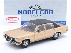 Opel Diplomat B Byggeår 1972 beige metallisk / Mat sort 1:18 Model Car Group