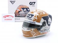 Pierre Gasly #10 Scuderia AlphaTauri Austin GP fórmula 1 2022 casco 1:2 Bell