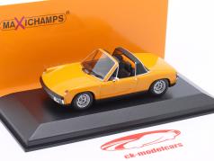 VW-Porsche 914/4 Construction year 1972 orange 1:43 Minichamps