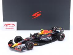 S. Perez Red Bull RB19 #11 winnaar Saoedi-Arabië GP formule 1 2023 1:18 Spark