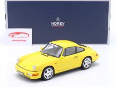 Porsche 911 (964) Carrera 2 Год постройки 1990 желтый 1:18 Norev