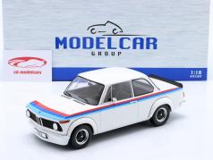 BMW 2002 Turbo Byggeår 1973 hvid / indretning 1:18 Model Car Group