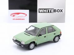 Skoda Favorit year 1987 light green 1:24 WhiteBox