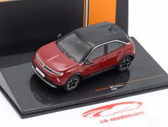 Opel Mokka-e Année de construction 2020 rouge foncé métallique 1:43 Ixo