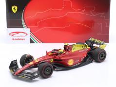 Carlos Sainz Jr. Ferrari F1-75 #55 4to Italia GP fórmula 1 2022 1:18 BBR