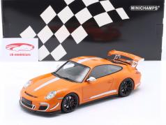Porsche 911 (997.2) GT3 RS 4.0 Anno di costruzione 2011 arancia 1:18 Minichamps