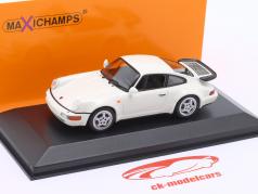Porsche 911 (964) Turbo 建設年 1990 白 1:43 Minichamps