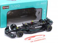 Lewis Hamilton Mercedes AMG F1 W14 #44 formule 1 2023 1:43 Bburago