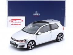 Volkswagen VW Golf GTI Année de construction 2013 réflexe argent 1:18 Norev