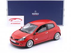 Renault Clio 3 RS 建設年 2006 赤 1:18 Norev