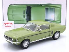 Ford Mustang Fastback GT 建设年份 1968 浅绿色 金属的 1:12 Norev