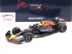M. Verstappen Red Bull RB18 #1 优胜者 美国 GP 公式 1 世界冠军 2022 1:18 Minichamps