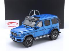 Mercedes-Benz AMG G63 (W463) 4x4 year 2022 south sea blue 1:18 iScale