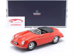 Porsche 356 Speedsters Byggeår 1954 rød 1:18 Norev