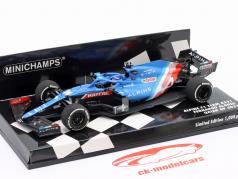 Fernando Alonso Alpine A521 #14 3º Catar GP Fórmula 1 2021 1:43 Minichamps