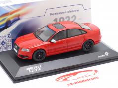 Audi S8 (D3) 5.2l V10 建設年 2010 赤 1:43 Solido