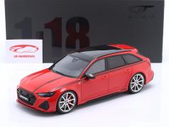 Audi RS 6 Avant (C8) MTM 建设年份 2021 红色的 1:18 GT-Spirit