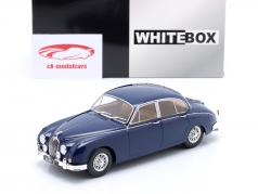 Jaguar MK2 建設年 1960 濃紺 1:24 WhiteBox