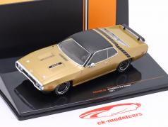 Plymouth GTX Runner Bouwjaar 1971 goud metalen 1:43 Ixo