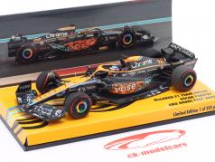 Oscar Piastri McLaren MCL36 #28 Abu Dhabi Test Fórmula 1 2022 1:43 Minichamps