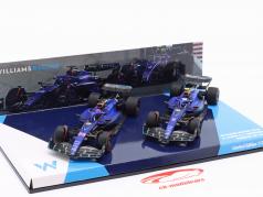 2-Car Set Albon #23 & Sargeant #2 Bahreïn GP formule 1 2023 1:43 Minichamps