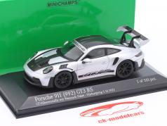 Porsche 911 (992) GT3 RS Weissach emballer Nürburgring 5.10.2022 1:43 Minichamps