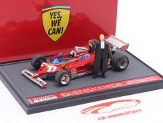 G. Villeneuve Ferrari 126CK #27 ganador Mónaco GP fórmula 1 1981 1:43 Brumm