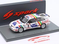 Ford Sierra RS Cosworth #9 4位 Rallye Ypres 1990 McRae, Ringer 1:43 Spark