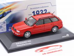 Audi RS2 Avant powered by Porsche 建設年 1995 赤 1:43 Solido